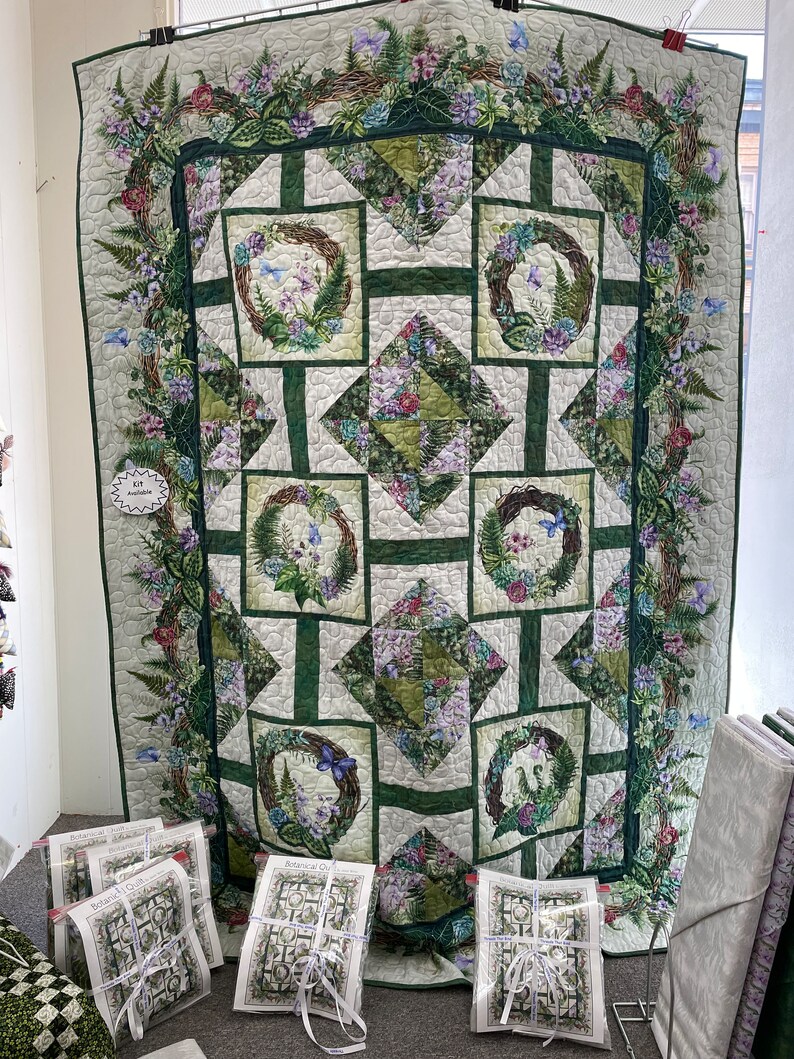 Botanical Quilt Kit by Jason Yenter for in the Beginning Etsy