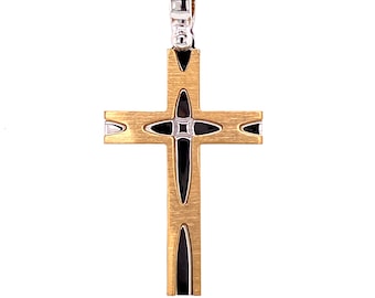 Gold Cross Necklace - Etsy