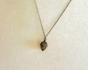 Acorn Necklace | Woodland Jewelry | Cottagecore Earrings | Nature Inspired Gift