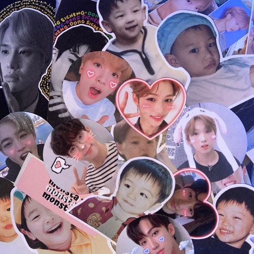 Customizable Kpop Sticker Set select the Group Style Etsy