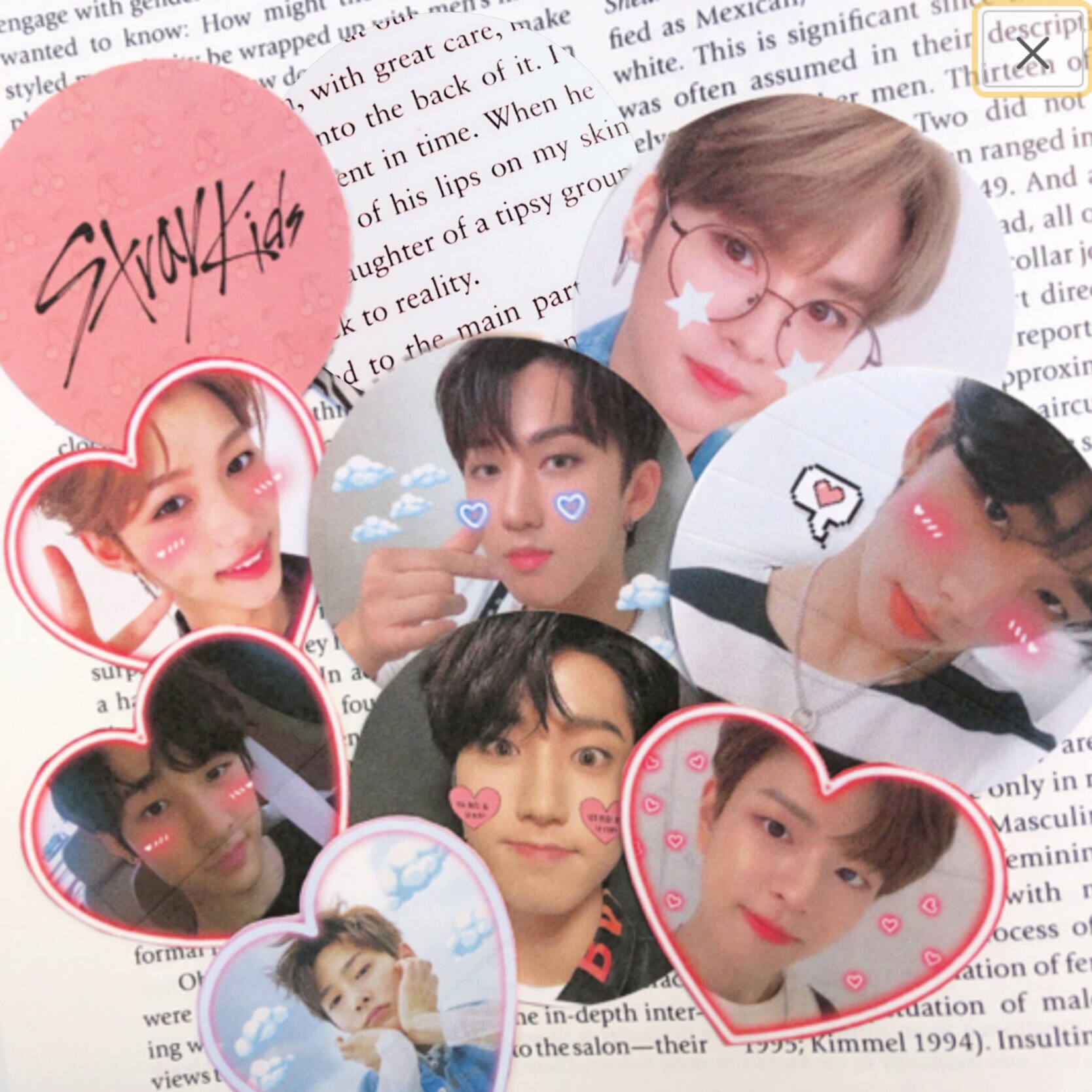 stray kids sticker set kpop updated etsy