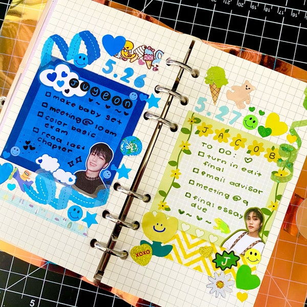 the boyz memo sheets! *kpop* [loose leaf] + [select member!]