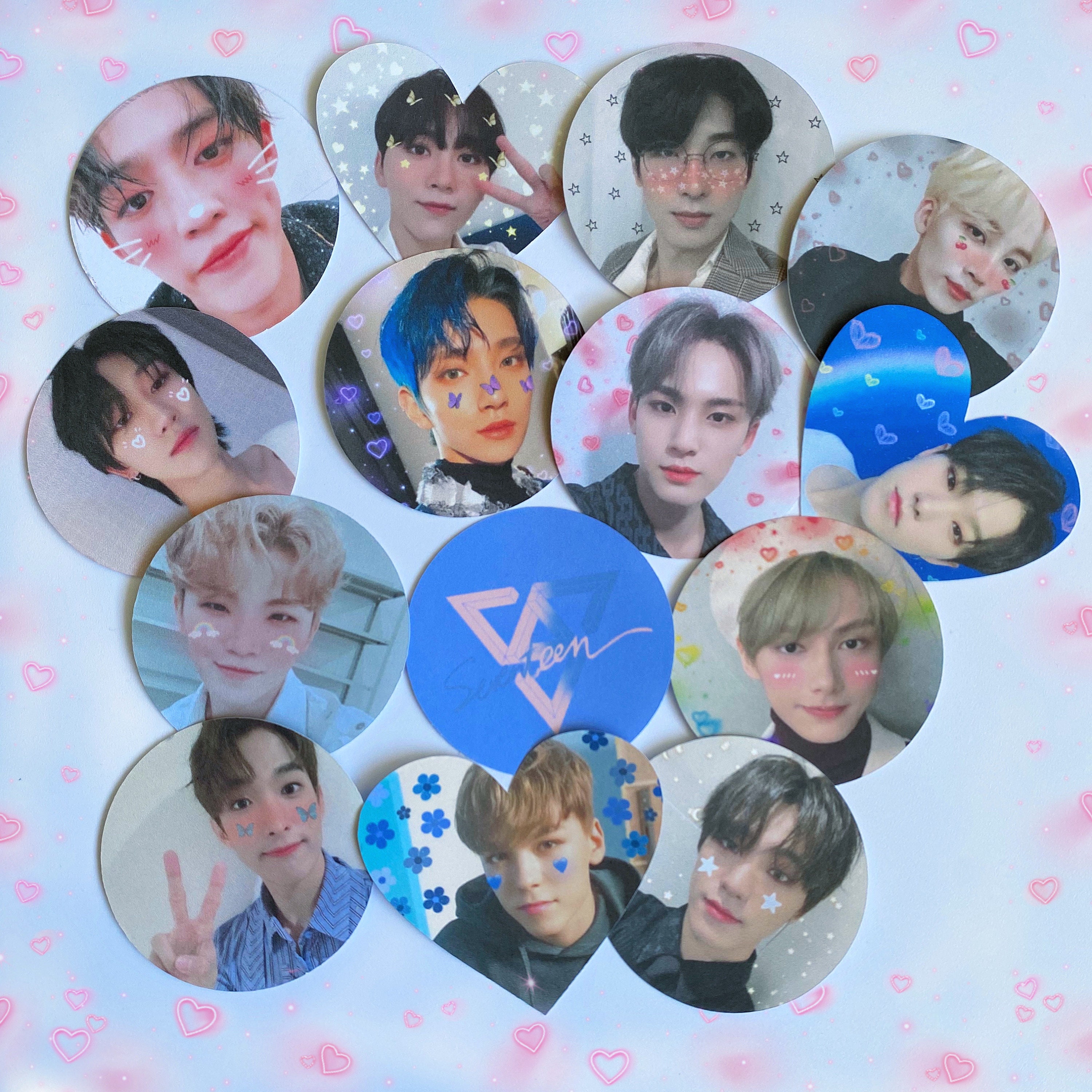Seventeen sticker set kpop | Etsy