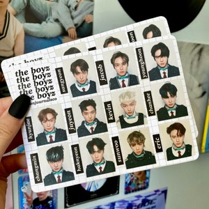 the boyz ID / Maverick Sticker sheet [kpop]