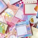 random memo pads set! + random sticker flakes ! [stationery] *NO REPEATS* 