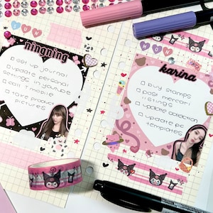 aespa memo sheets! *kpop* [loose leaf] + [select member!]