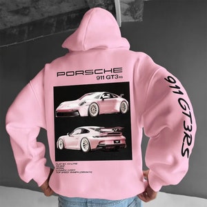 Porsche Hoodie Tshirt Sweatshirt 2 Sided Porsche 911 Gt3 Rs Aesthetic T  Shirts Porsche Luxury Car Racing Tee Gift For Automotive Drivers Owners -  Laughinks