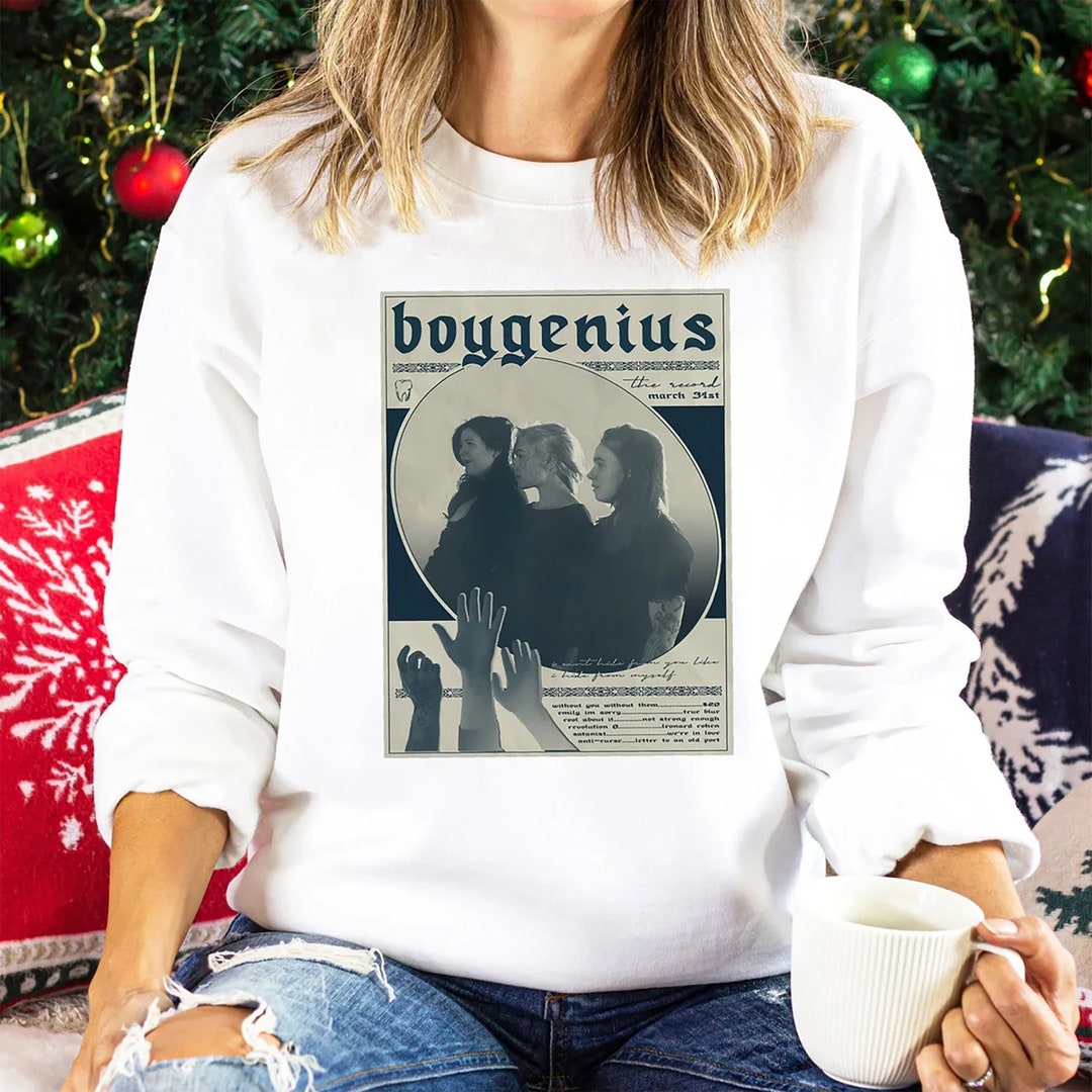 Boy Genius Line Art Band Tshirt Sweatshirt Hoodie, Boy Genius Band Tour 2023 Shirt, Indie Rock