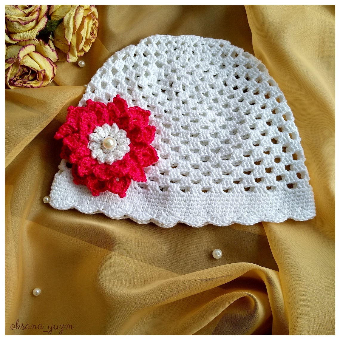 Handmade Crochet Baby Hat Baby Bucket Hat Baby Sun Hat Etsy
