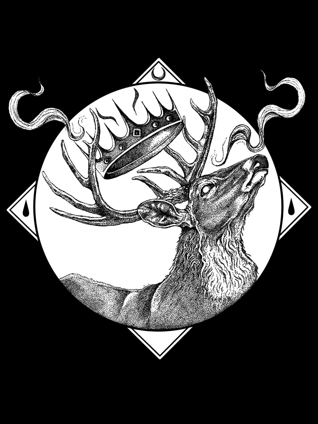 Ruler of the Forest II (9x12