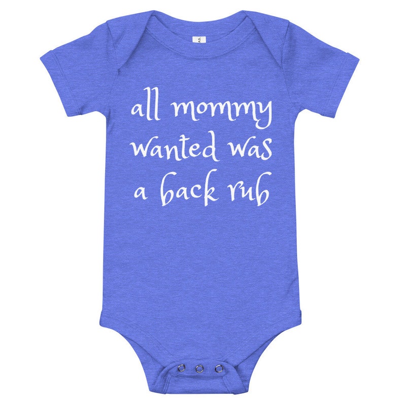 Back Rub Onesie