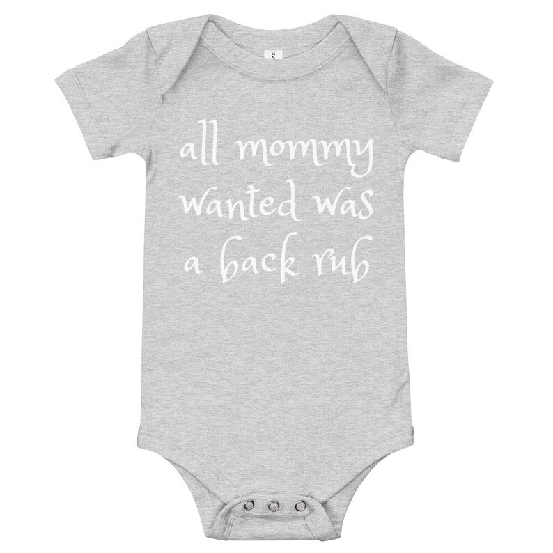 Back Rub Onesie
