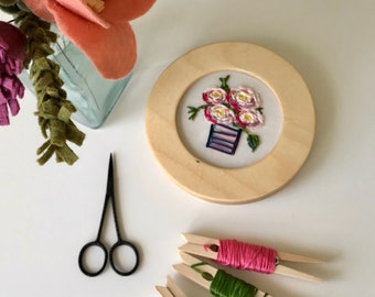 Mini Hoop + Frame Kit — Modern Hoopla- Modern Frames for Handmade Hoops