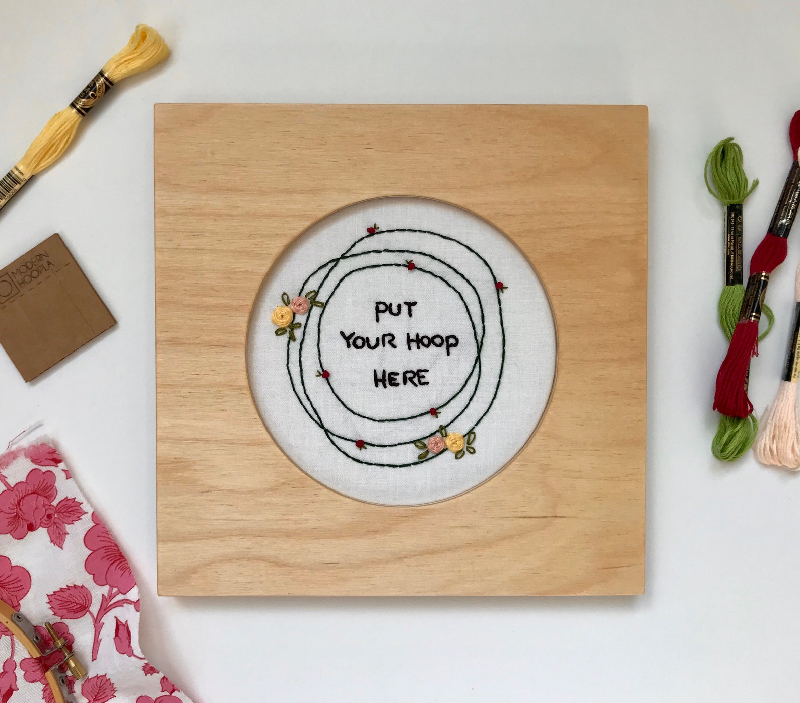 SQUARE Embroidery FRAMES. Hand Embroidery Frame. Cross Stitch Etsy