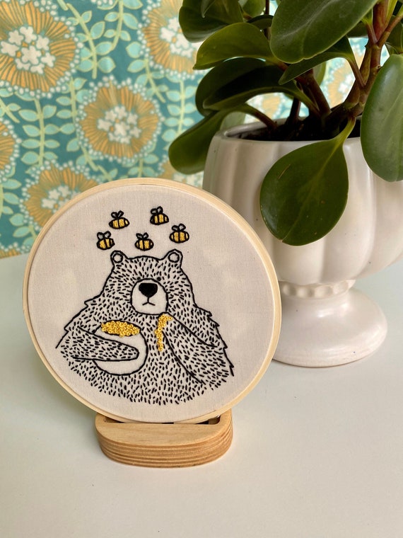 How to finish a cross stitch project in an embroidery hoop - Ysolda