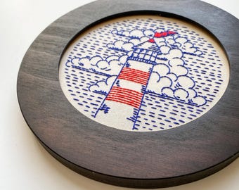 Circle Frame for Embroidery Hoop: Display Upgrade for a Modern look
