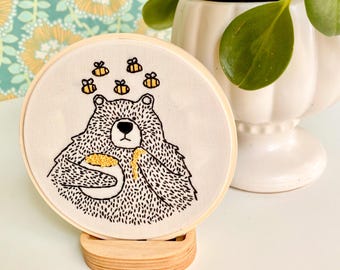 Hoop Prop: Embroidery Hoop Stand or Cross Stitch Display, Easy Gifting Upgrade