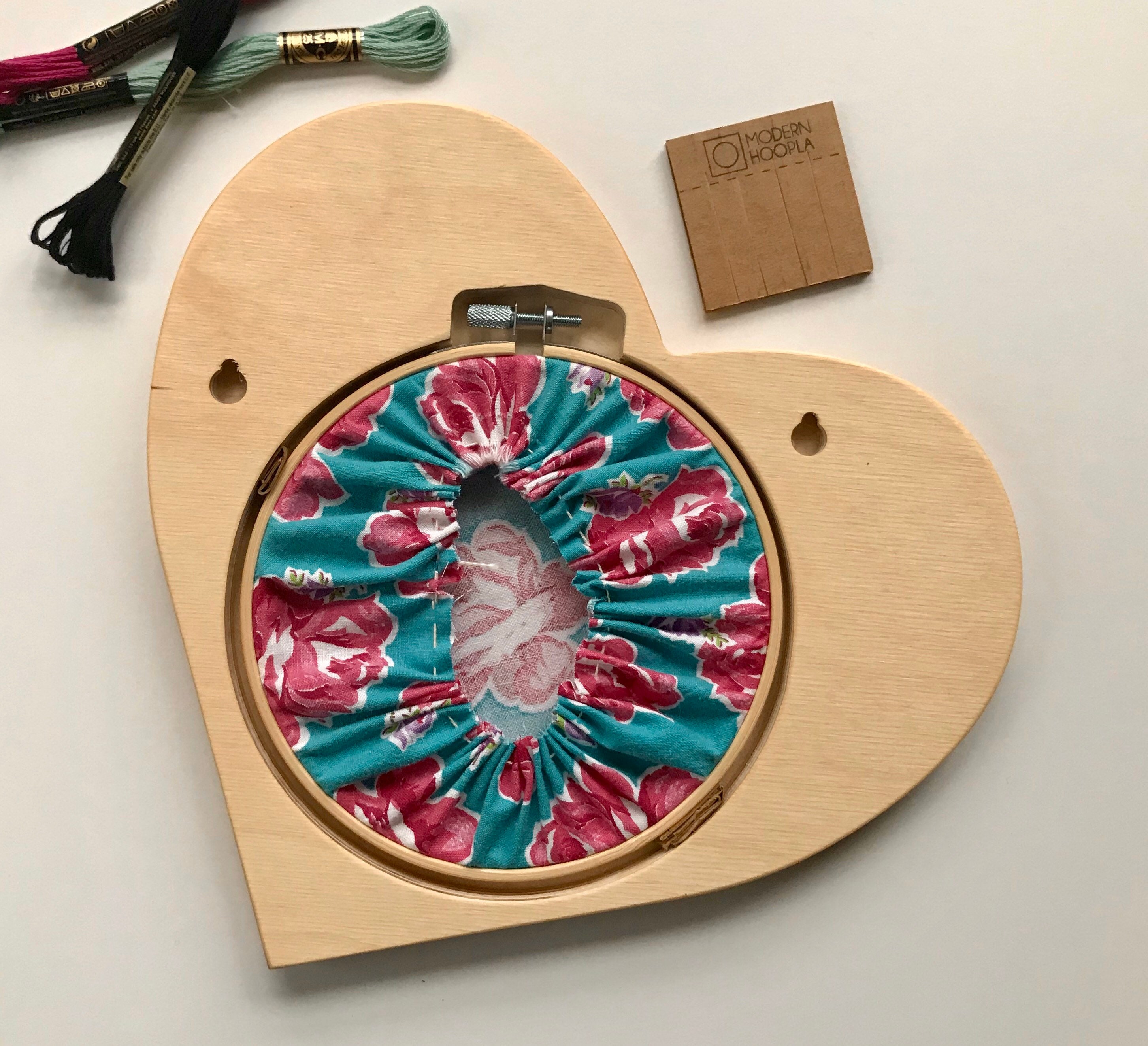 HEART Embroidery FRAME Hand Embroidery Cross Stitch Frame. Etsy UK