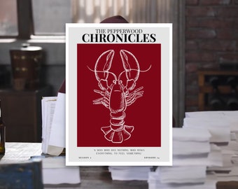 The Pepperwood Chronicles New Girl Minimalist Vogue Style Poster