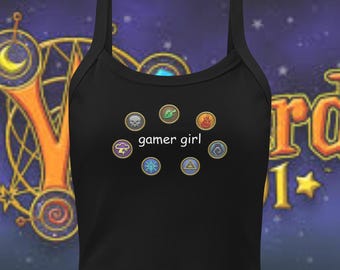 Wizard101 Gamer Girl Tank Top, Gift for Wizard101 Fans, Wizard101 Graphic Tank Merch