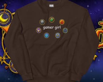 Wizard101 Gamer Girl Crewneck, Gift for Wizard 101 Fans, Nostalgic Childhood Game Sweatshirt