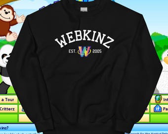 Webkinz Est. 2005 Sweatshirt, Webkinz Merchandise, Nostalgic Game Bekleidung