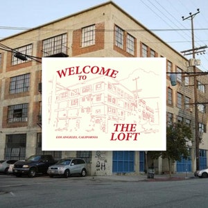 Welcome to The Loft New Girl Poster/Print