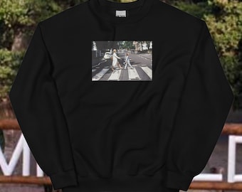 Die Eltern-Falle Elizabeth James & Halle / Annie Die Beatles durch die Abteistraße inspiriertes Sweatshirt