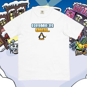 Gamer Girl Club Penguin Comfort Colors T-Shirt