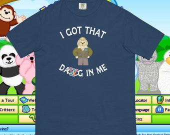 Ich habe das Kumpel in mir Webkinz Curio Shop Arte Fact T-Shirt, Geschenk für Webkinz Fans, Webkinz Merchandise und Kleidung