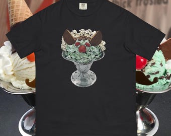 Friendly's Monster Sundae Ice Cream T-shirt, Nostalgic Ice Cream