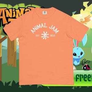 Animal Jam Est. 2010 College Style T-Shirt, Gifts for Animal Jam Fans, Animal Jam Classic Merchandise