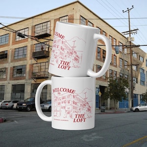 Welcome to The Loft New Girl Mug, Gift for New Girl Fans, The Loft Apartment 4D