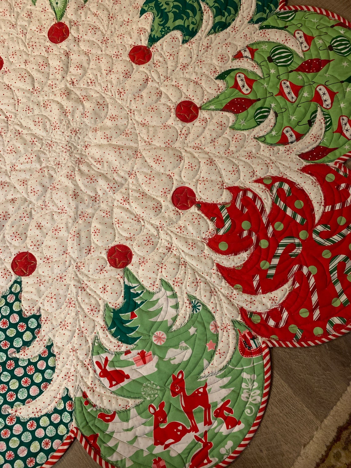 Christmas Tree Table Topper Etsy