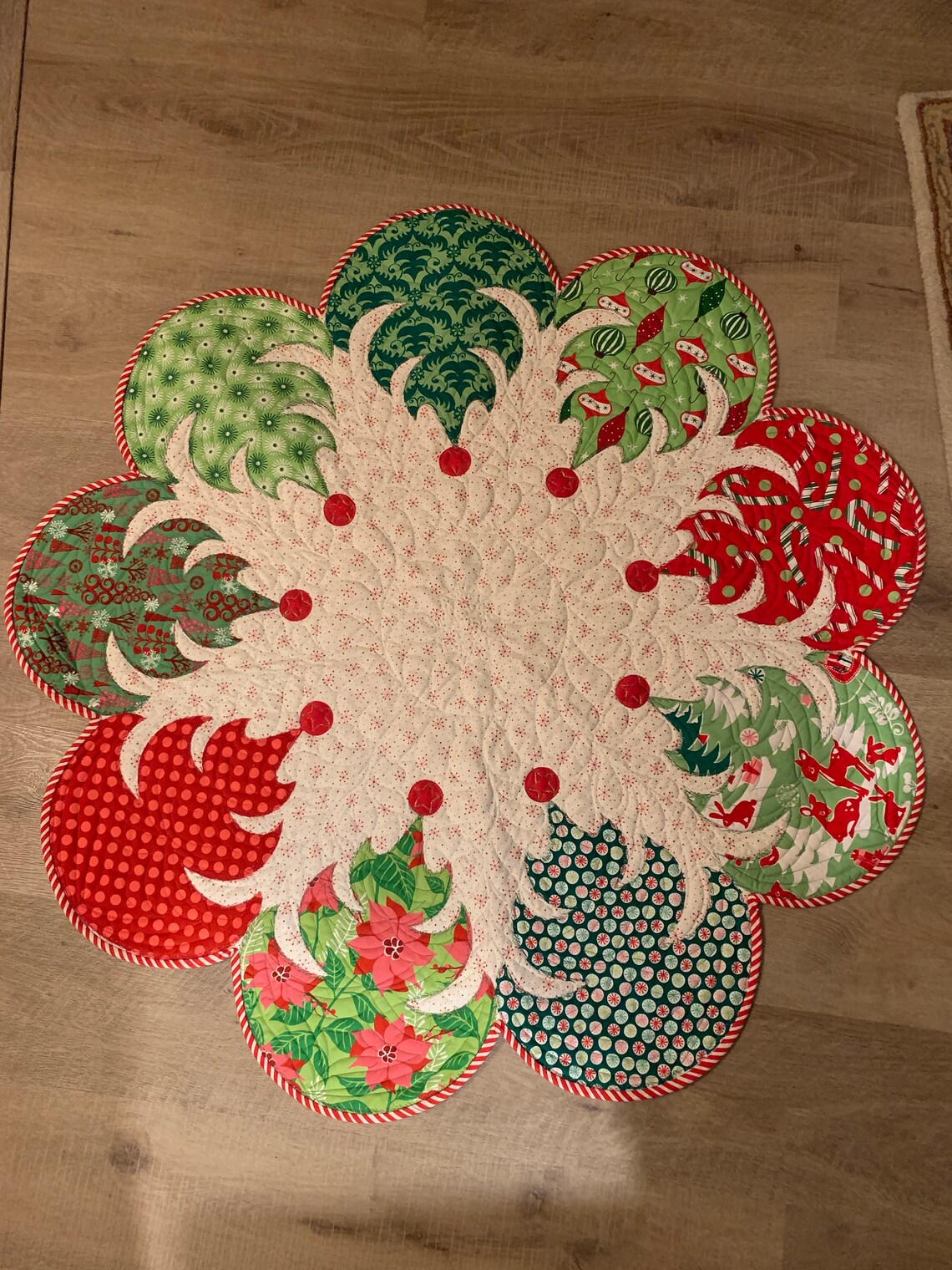 Christmas Tree Table Topper Etsy