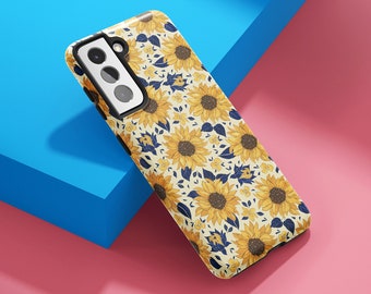 Sunflower Phone Case For Samsung Galaxy S26, S25, S24, S23, S22 Ultra, S22, S21 Plus, S20 FE, S20 Ultra, S20 Plus, Note 20, Note 10, S10