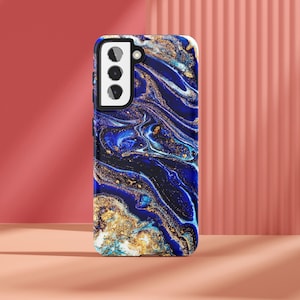 Blue Marble Phone Case for Samsung Galaxy S24, S23, S22 Ultra, S22 Plus, S21 Ultra, S20 FE, S20 Ultra, S20 Plus, Note 20, Note 10 Pro, S10