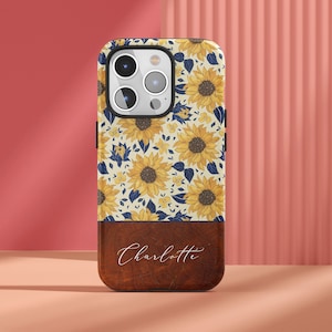 Sunflower Custom Phone Case For iPhone 15, 14 Pro Max, Magnetic Casing 15, 14 Plus, iPhone 13, 13 Mini, 12, 11 Pro Max, 7 8 X XR XS Max