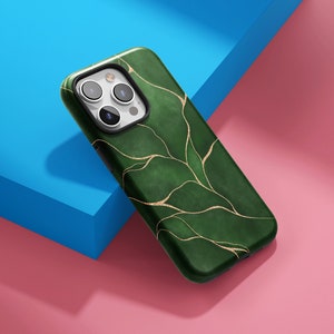 Gold Leaves Phone Case For iPhone 17, 16, 15, 14, 13 Pro Max, Magsafe Cover, iPhone 16, 15, 14 Plus, 13, 12 Mini, 12, 11 Pro Max, 7 8 XR XS