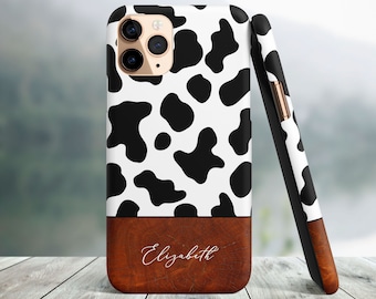 Cow Pattern Phone Case, iPhone 14, 13 Pro Max, iPhone 14 Plus, iPhone 13, iPhone 13 Mini, iPhone 12, iPhone 11, iPhone 8 Plus, iPhone X