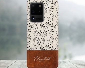 Scattered Leaves Custom Phone Case for Samsung Galaxy S26, S25, S24, S23, S22 Ultra, S22 Plus, S21 Ultra, S20 Ultra, S20 Plus, Note 20