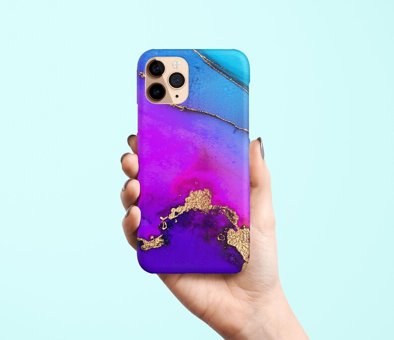 Purple marble and gold, iPhone 15, 14 Pro Max, iPhone 15, 14 Plus, iPhone 13, 12 Mini, iPhone 13, 12, 11 Pro Max, iPhone SE 2020, iPhone 8 image 6