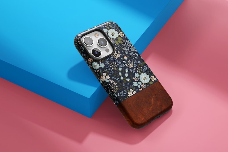 Blue Flowers Custom Case - Thumbnail 3