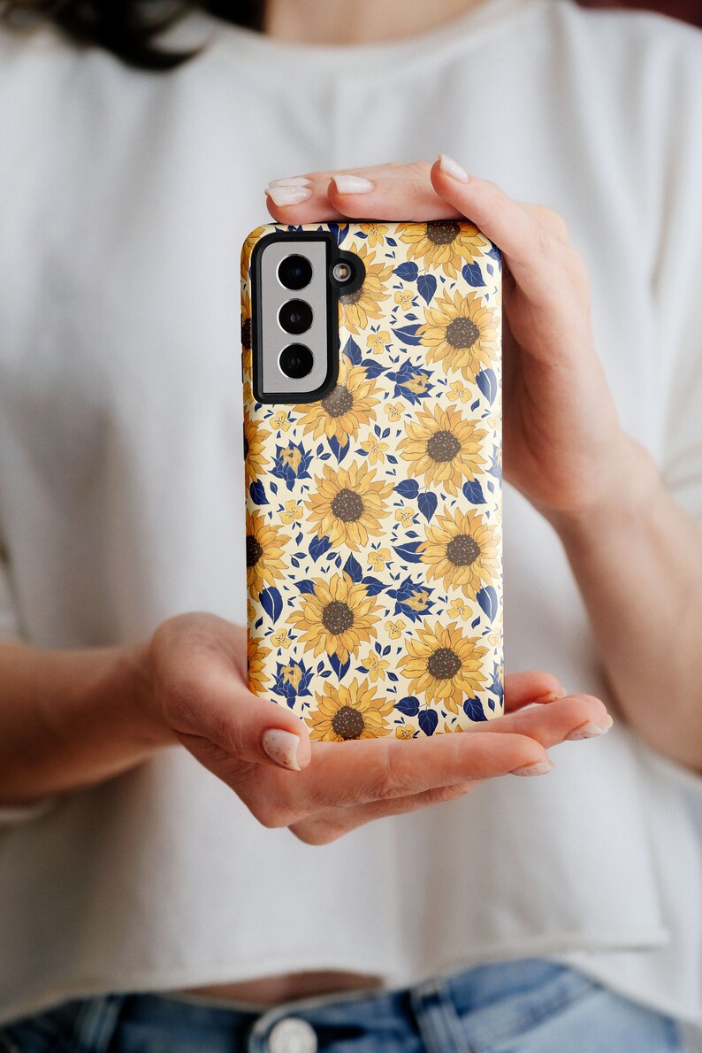 Sunflower Phone Case For Samsung Galaxy S26, S25, S24, S23, S22 Ultra, S22, S21 Plus, S20 FE, S20 Ultra, S20 Plus, Note 20, Note 10, S10 image 9