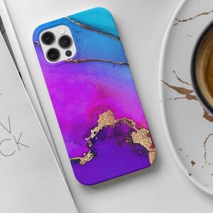 Purple marble and gold, iPhone 15, 14 Pro Max, iPhone 15, 14 Plus, iPhone 13, 12 Mini, iPhone 13, 12, 11 Pro Max, iPhone SE 2020, iPhone 8 image 5