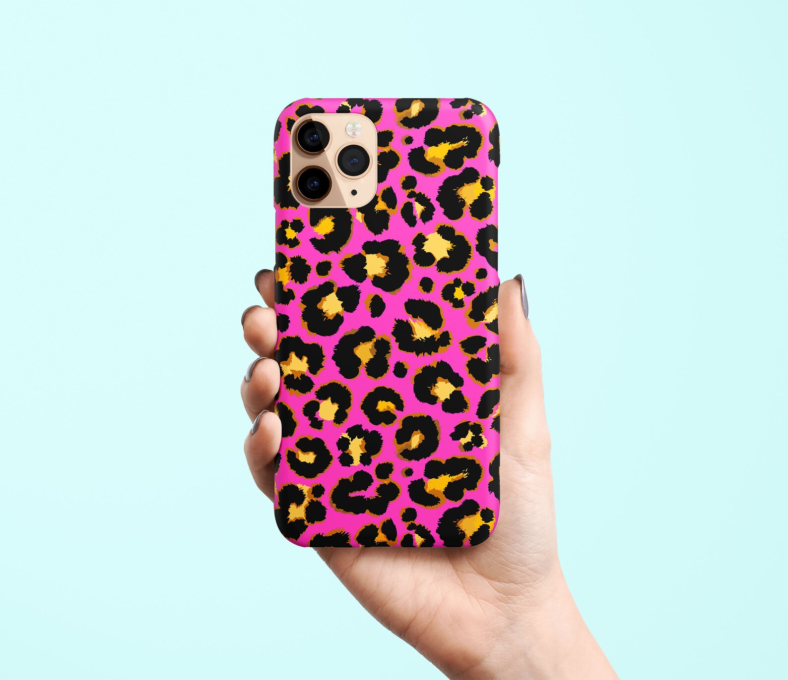 Leopard print Phone Case iPhone 12 Pro Max iPhone 12 Mini Etsy