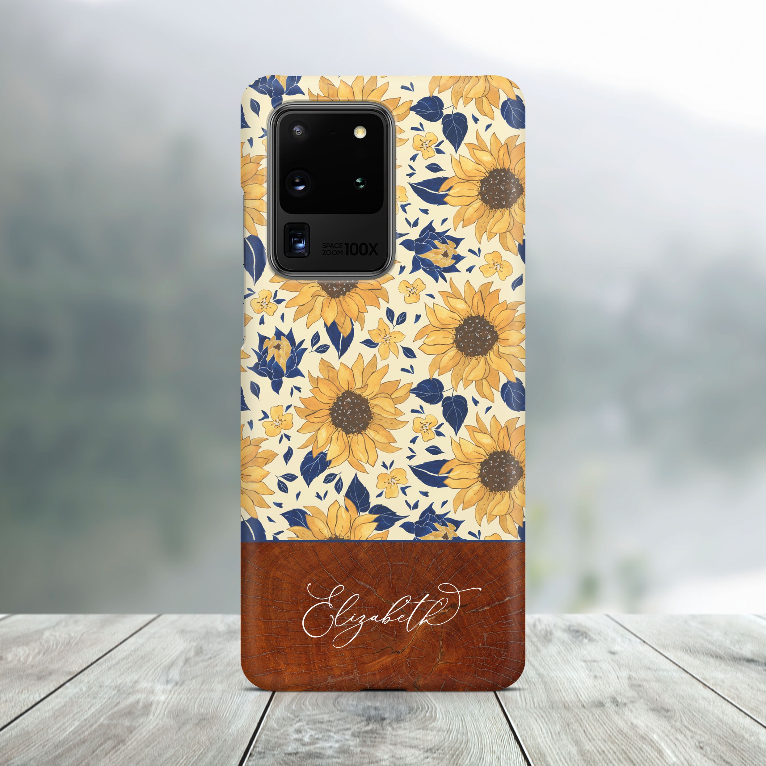 Sunflower Custom Case, Samsung Galaxy S21 Ultra, S20 Pro, S20 FE, A 7…