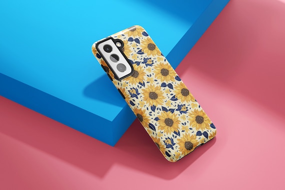 Sunflower Phone Case For Samsung Galaxy S25, S24, S23, S22 Ultra, S22, S21 Plus, S20 FE, S20 Ultra, S20 Plus, Note 20, Note 10, S10