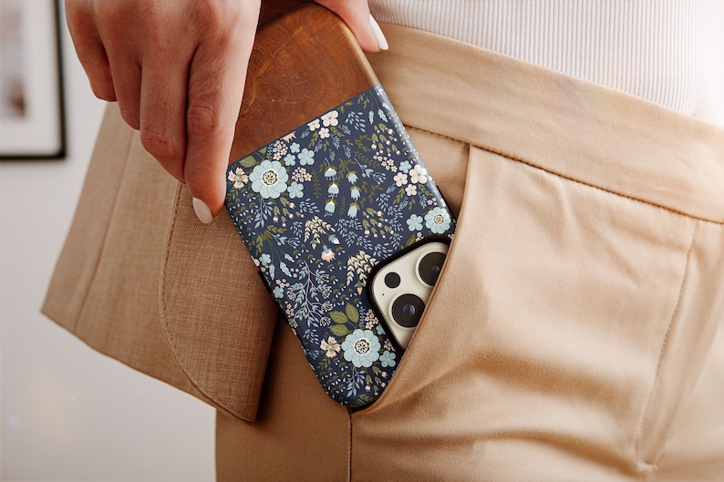 Blue Flowers Custom Case - Thumbnail 4