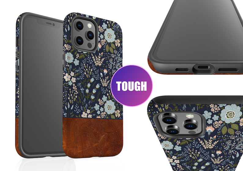 Blue Flowers Custom Case - Thumbnail 5
